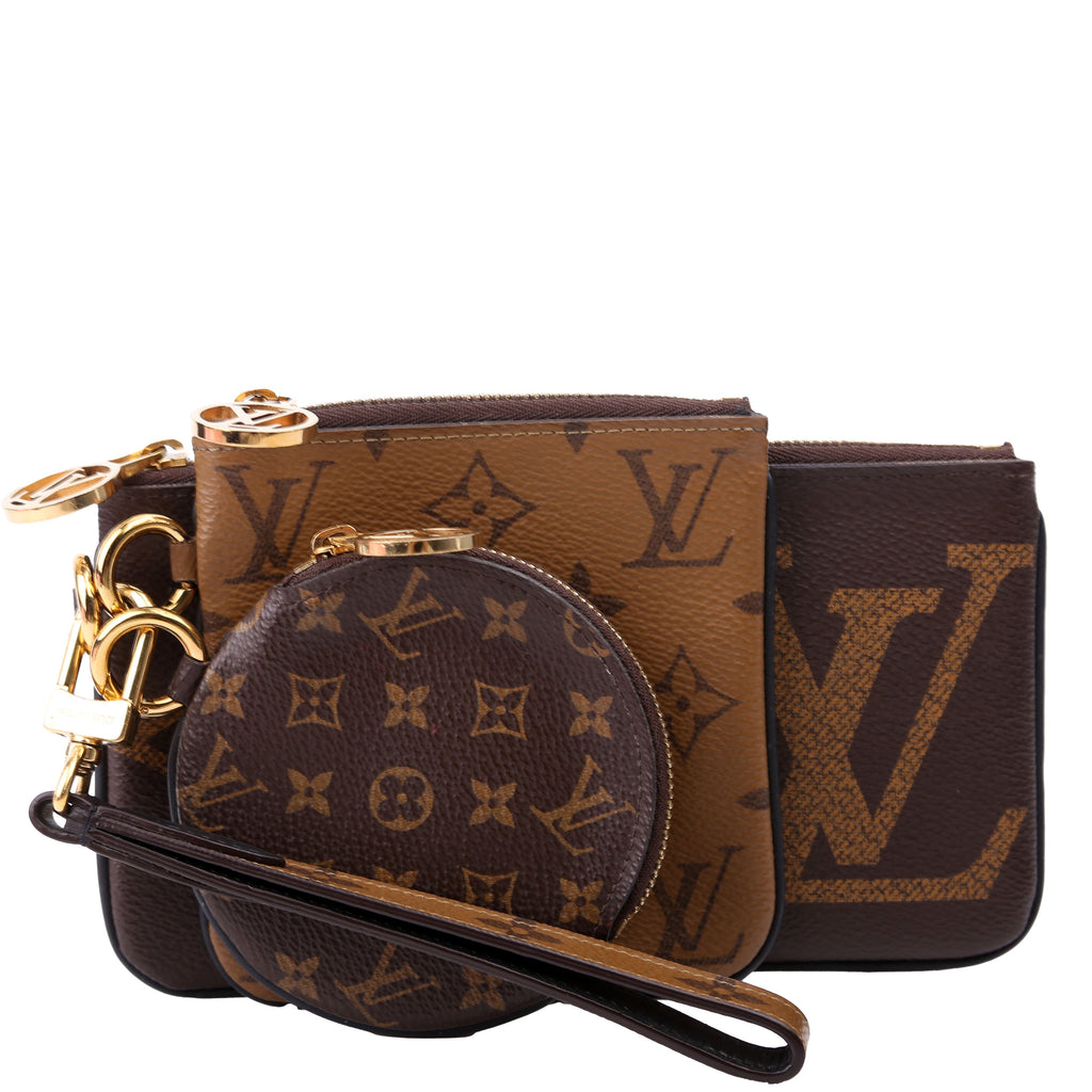 Louis Vuitton Trio Pochette Reverse Monogram