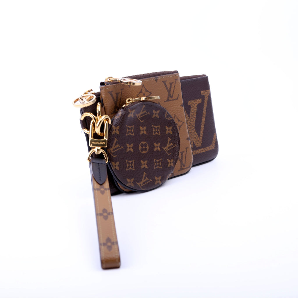 Louis Vuitton Trio Pochette Reverse Monogram