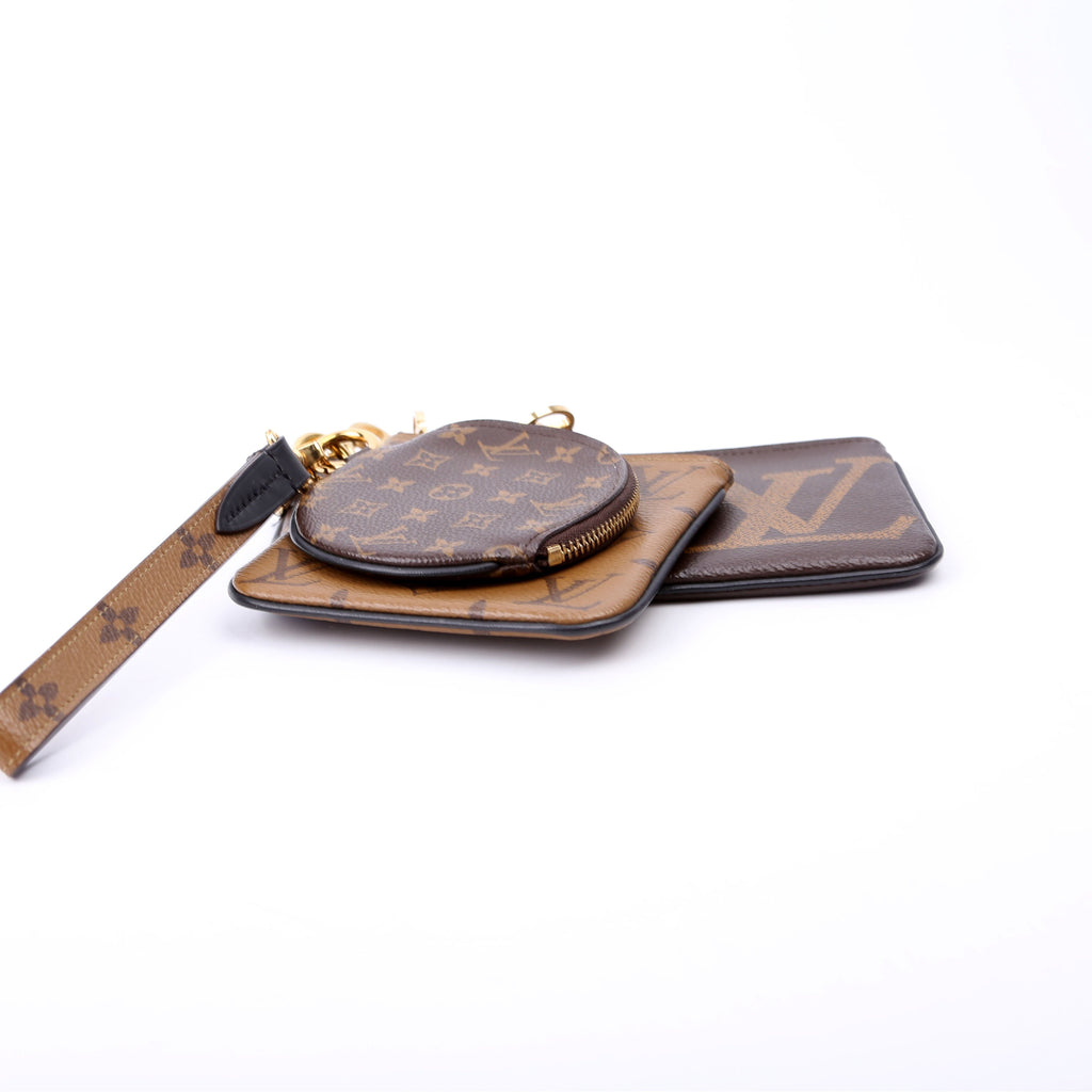 Louis Vuitton Trio Pochette Reverse Monogram