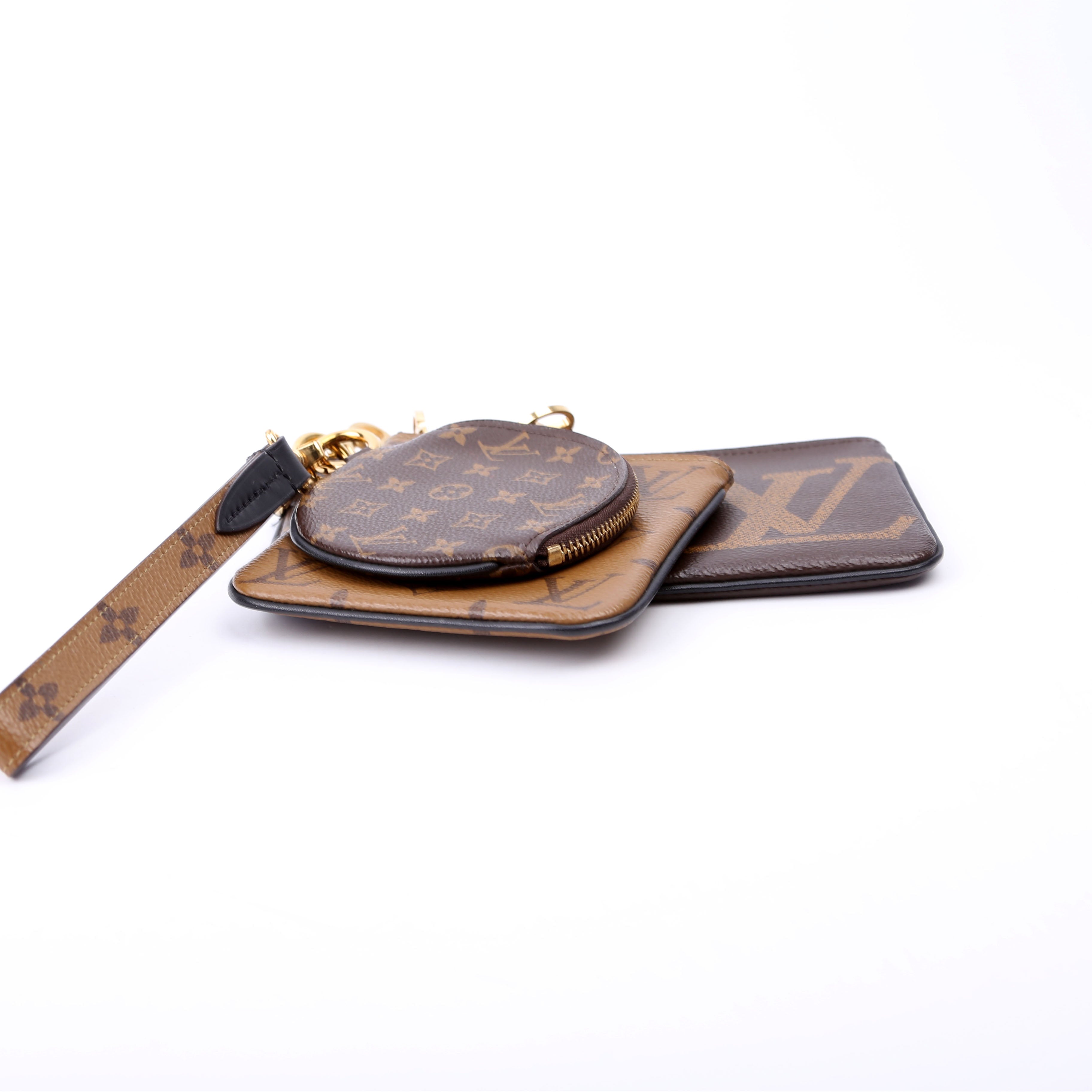 Louis Vuitton Trio Pochette Reverse Monogram