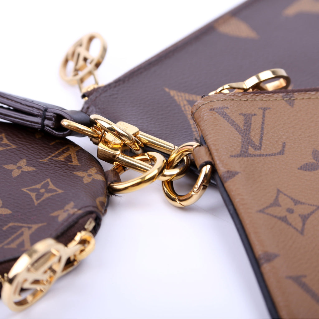 Louis Vuitton Trio Pochette Reverse Monogram