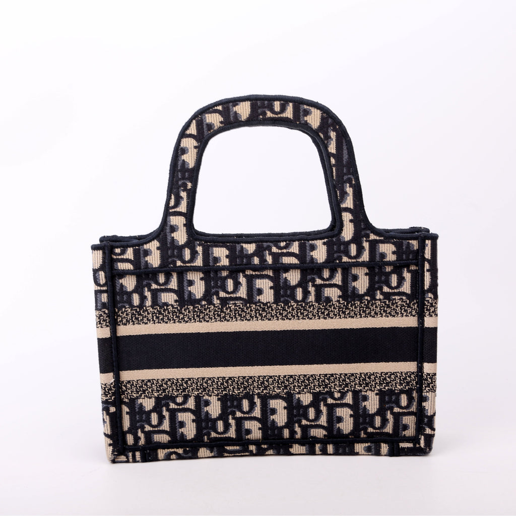 Christian Dior Book Tote Mini Navy