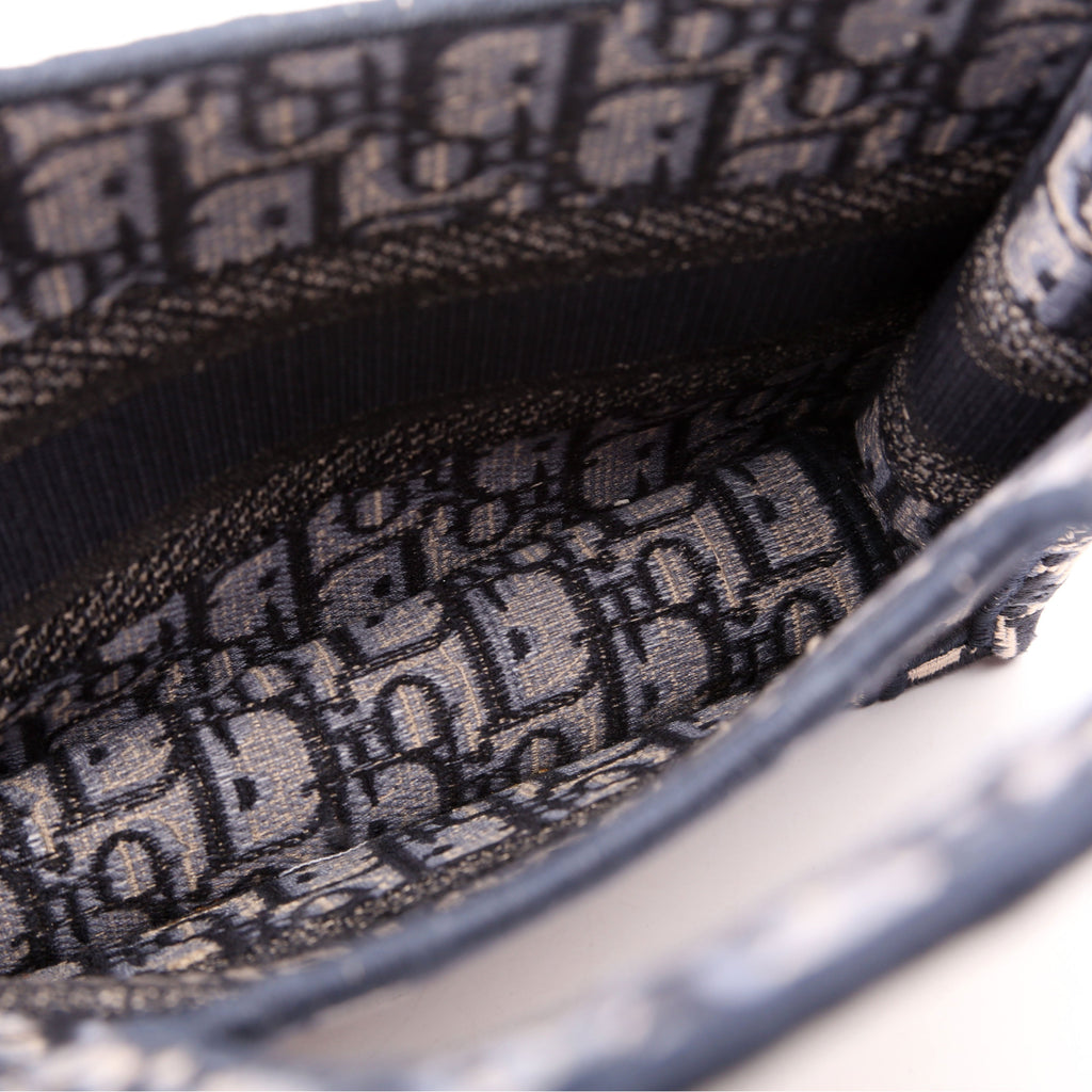 Christian Dior Book Tote Mini Navy