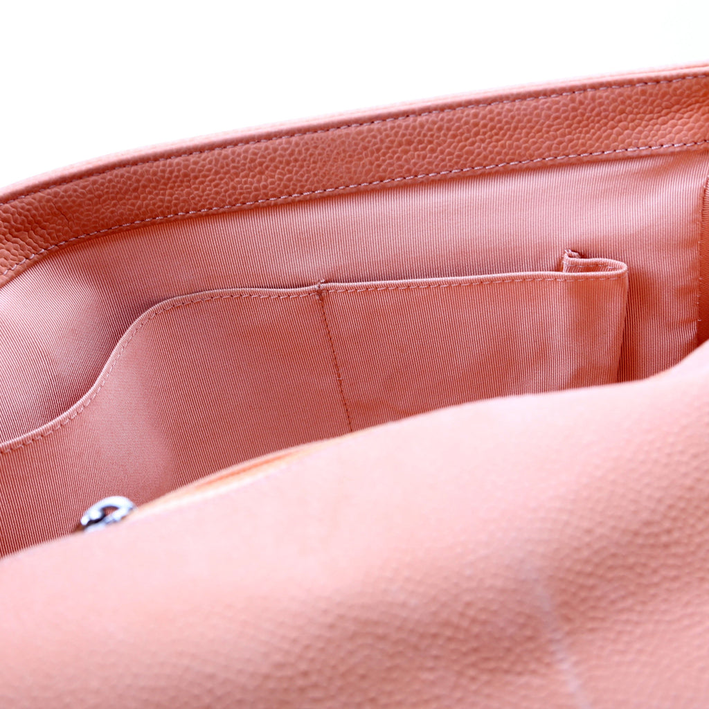 Chanel Boy Flap Large Caviar 16-20M Peach