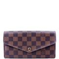 Louis Vuitton Sarah Wallet Damier Ebene Newer