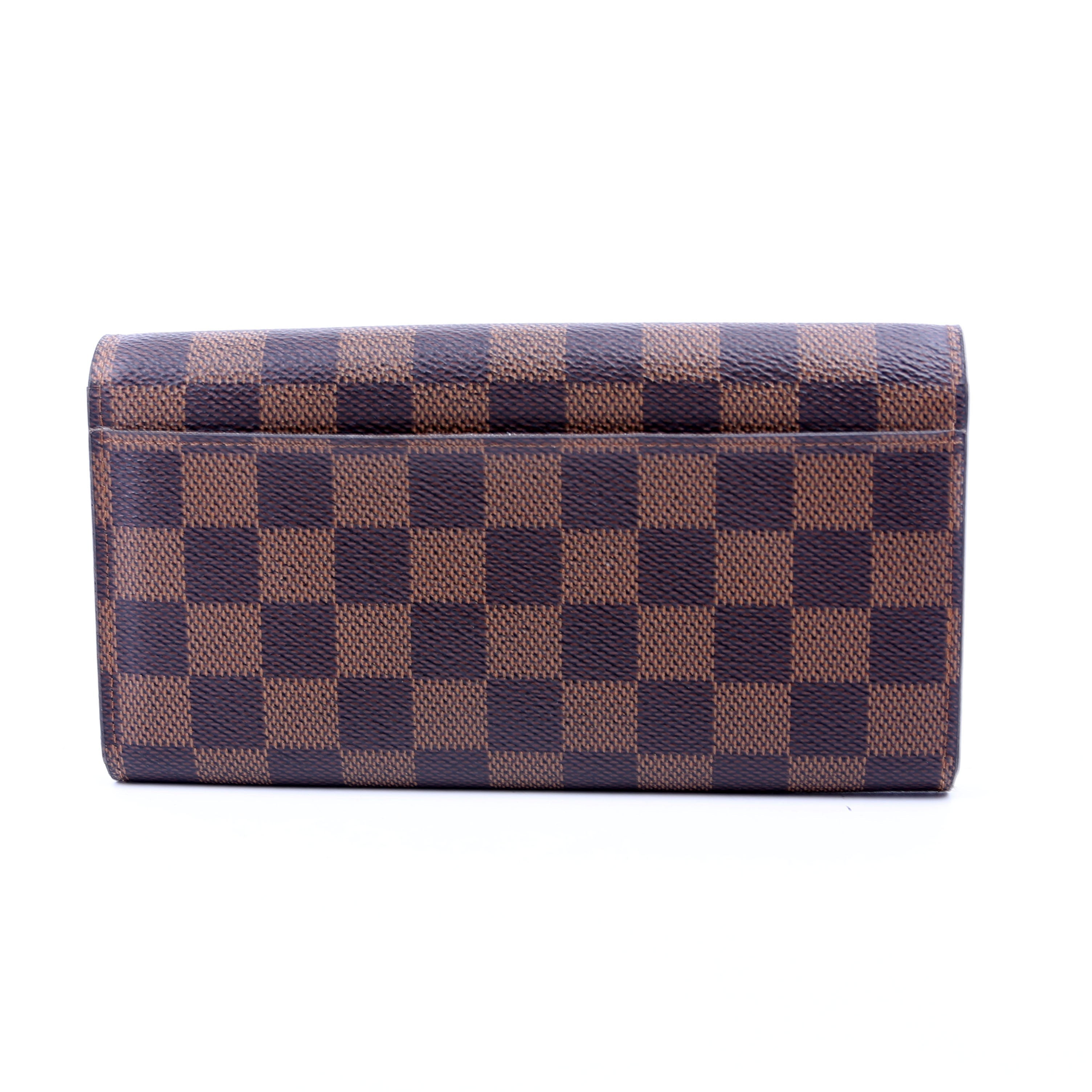 Louis Vuitton Sarah Wallet Damier Ebene Newer