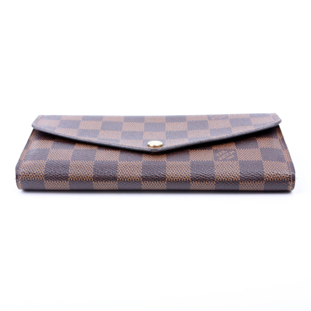 Louis Vuitton Sarah Wallet Damier Ebene Newer