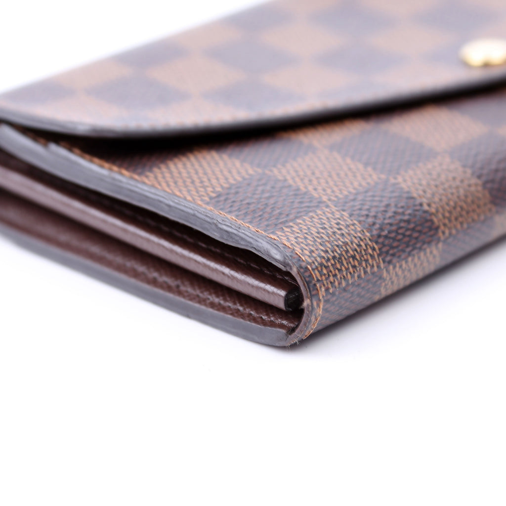 Louis Vuitton Sarah Wallet Damier Ebene Newer