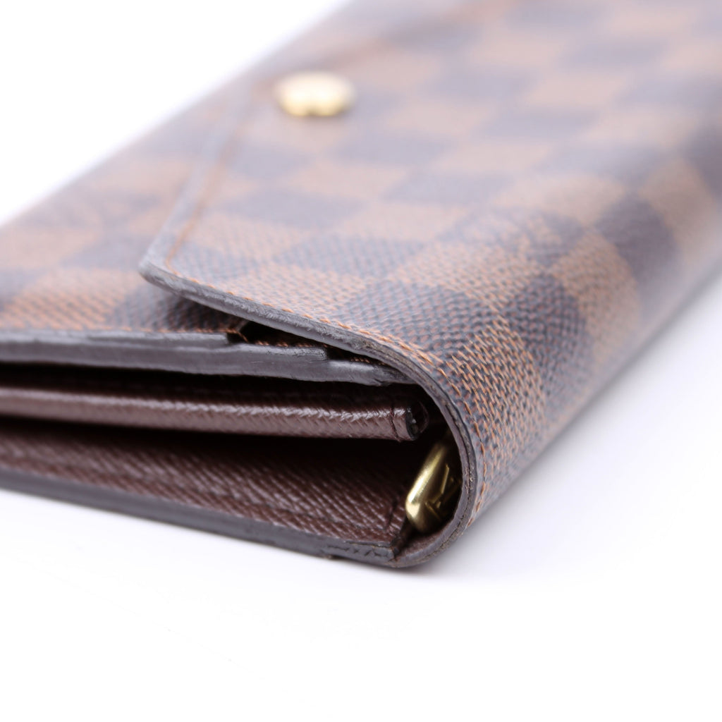 Louis Vuitton Sarah Wallet Damier Ebene Newer
