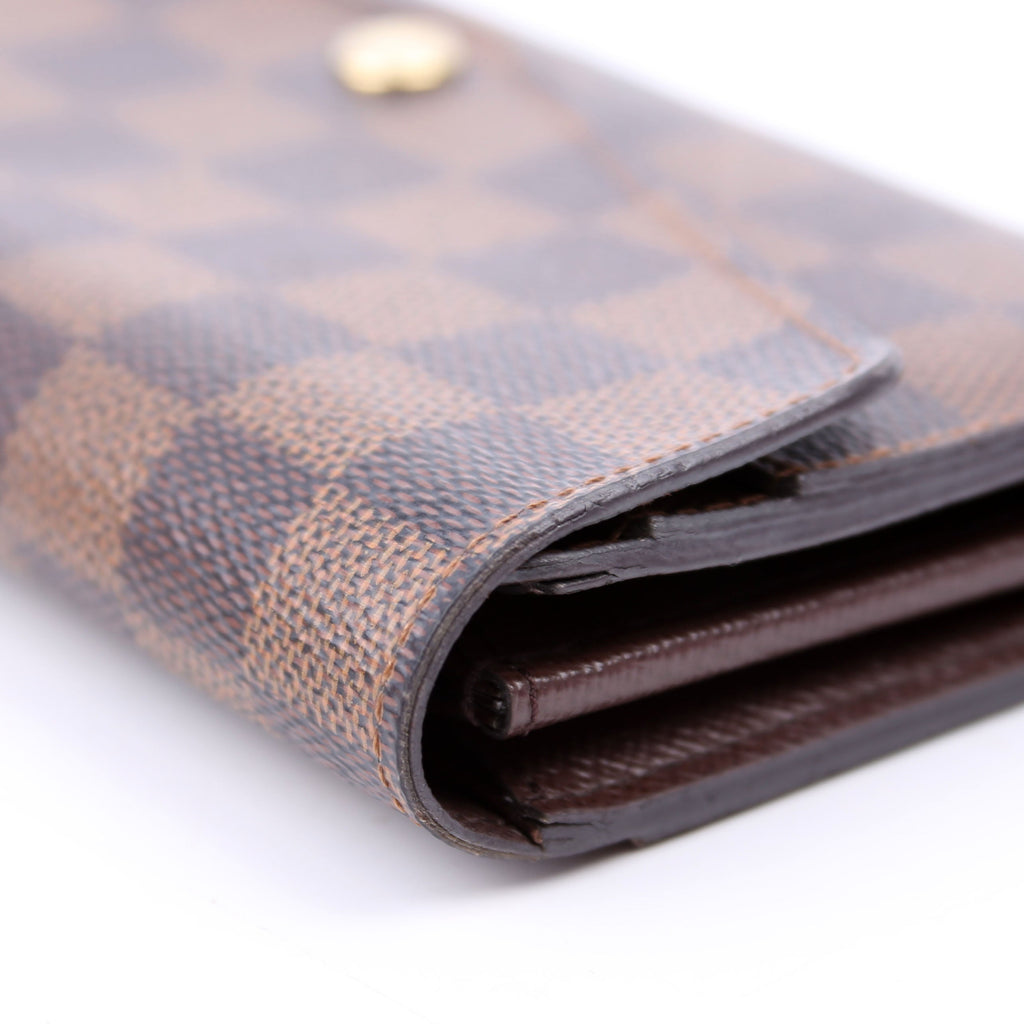Louis Vuitton Sarah Wallet Damier Ebene Newer