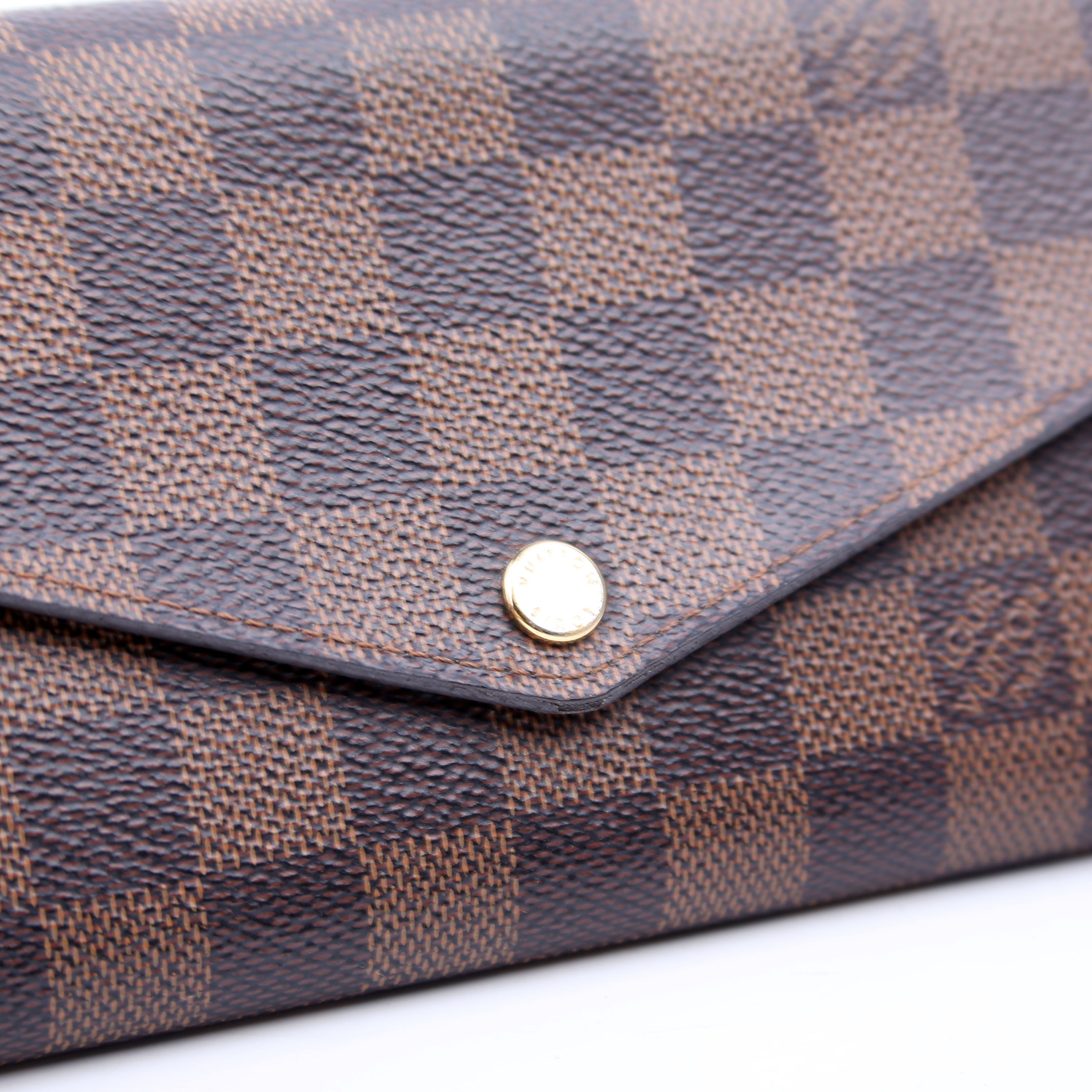 Louis Vuitton Sarah Wallet Damier Ebene Newer