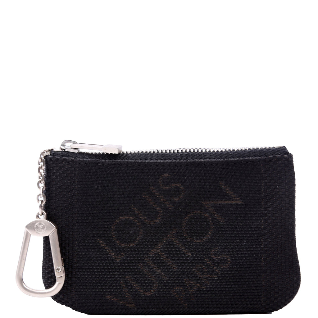 Louis Vuitton Key Pouch Damier Geant Black