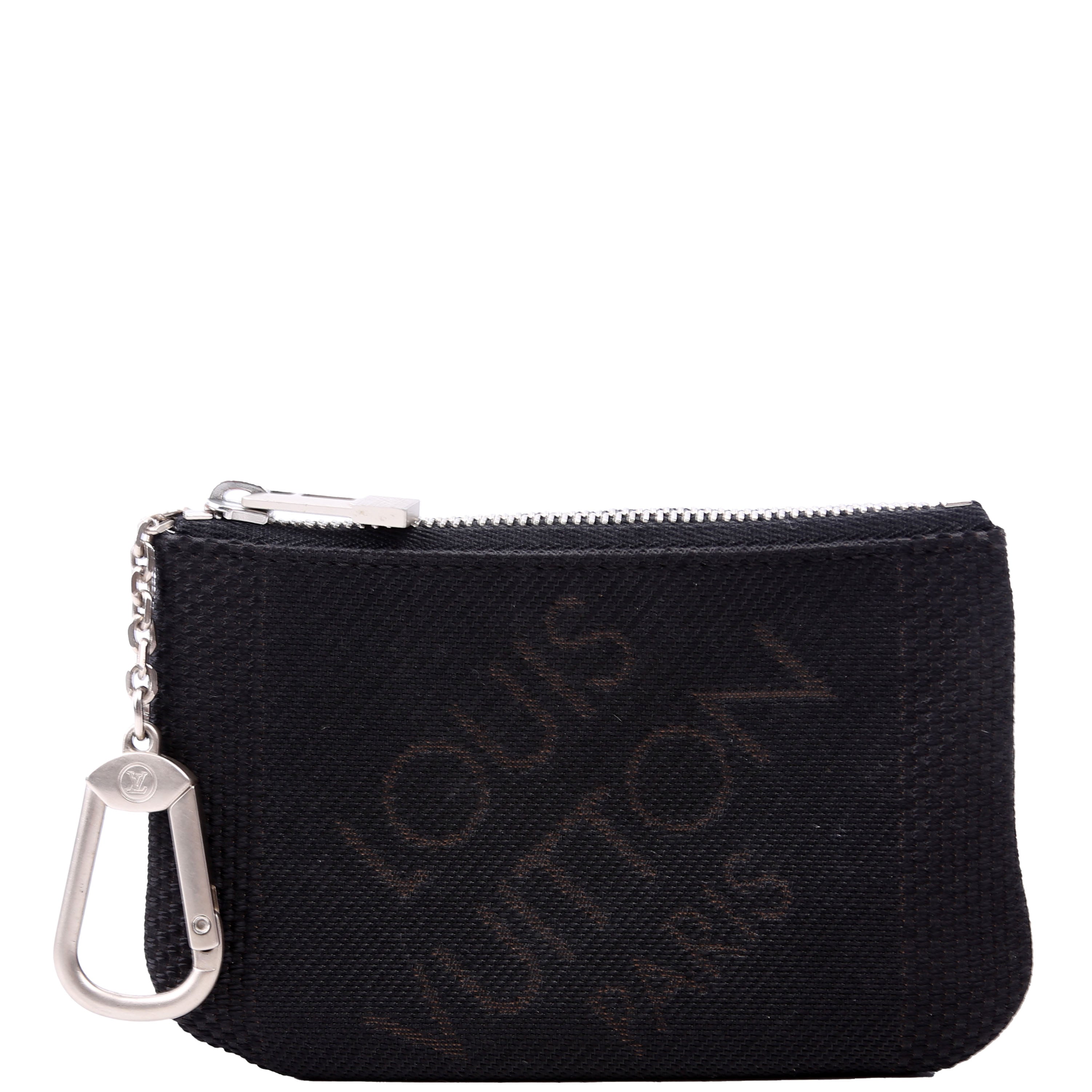 Louis Vuitton Key Pouch Damier Geant Black