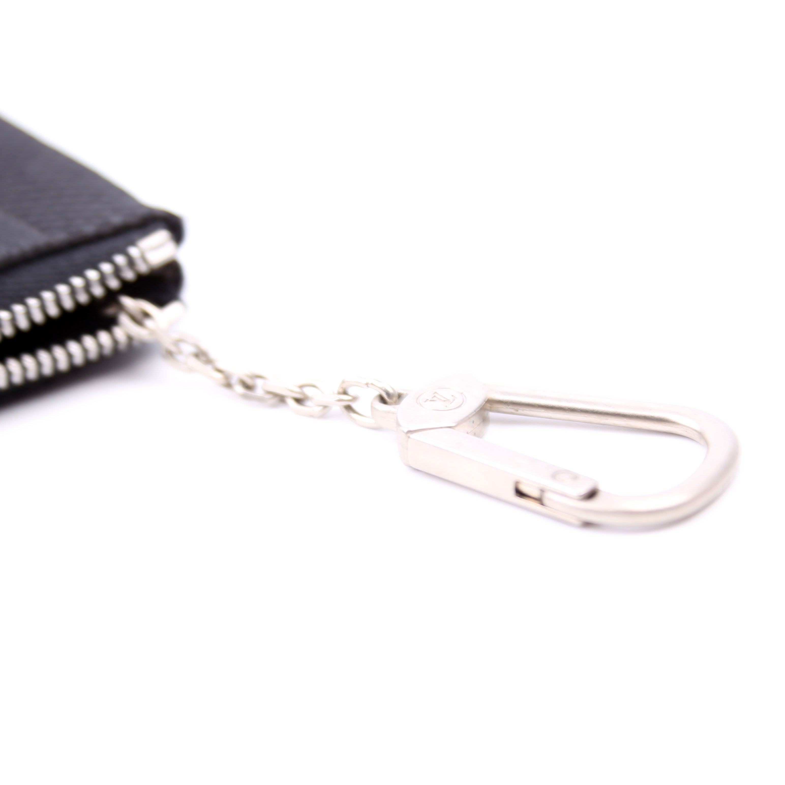 Louis Vuitton Key Pouch Damier Geant Black