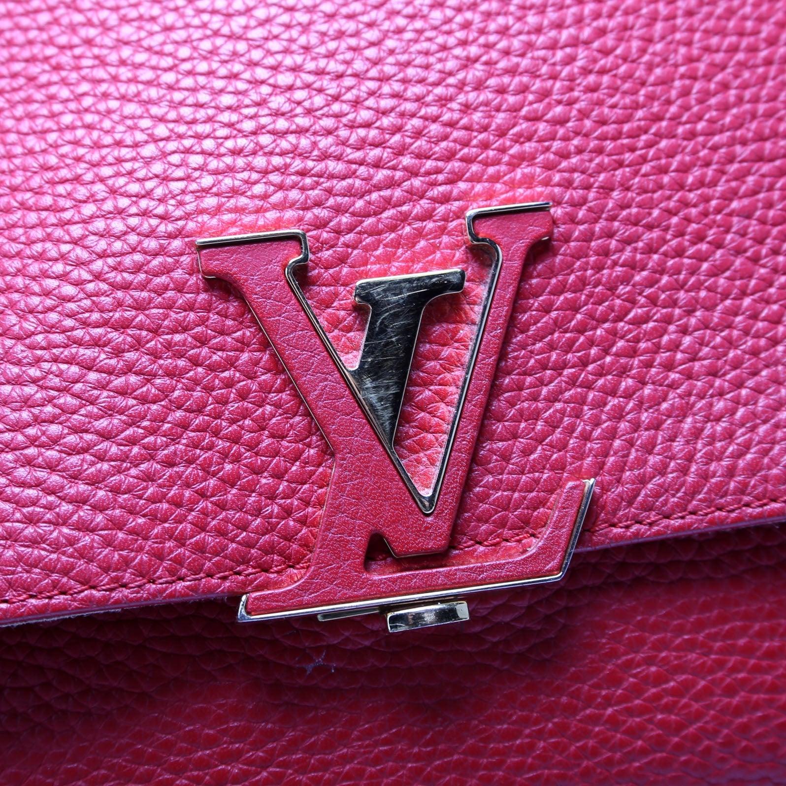 Louis Vuitton Volta Taurillon Leather Red