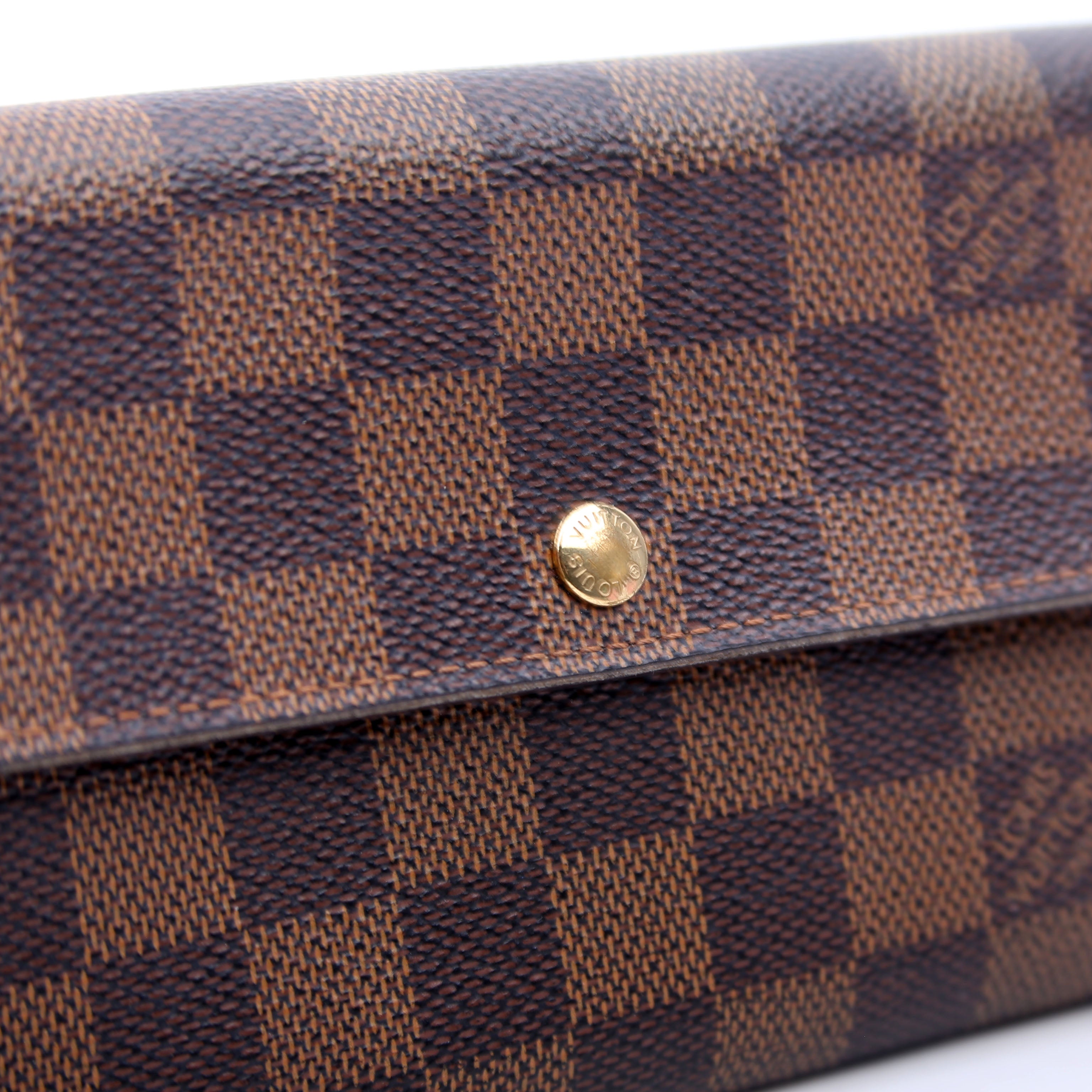 Louis Vuitton Sarah Wallet Damier Ebene