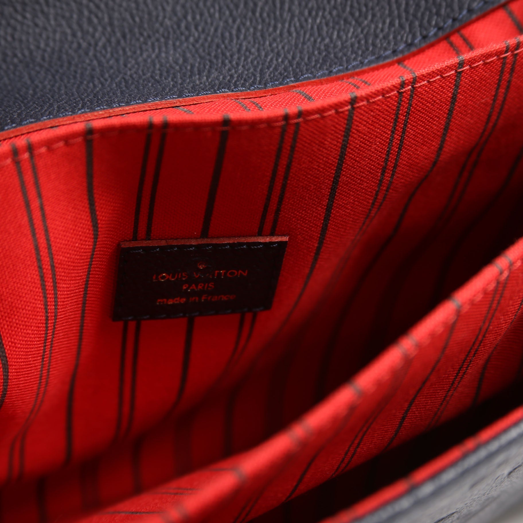 Louis Vuitton Pochette Metis Empreinte Navy