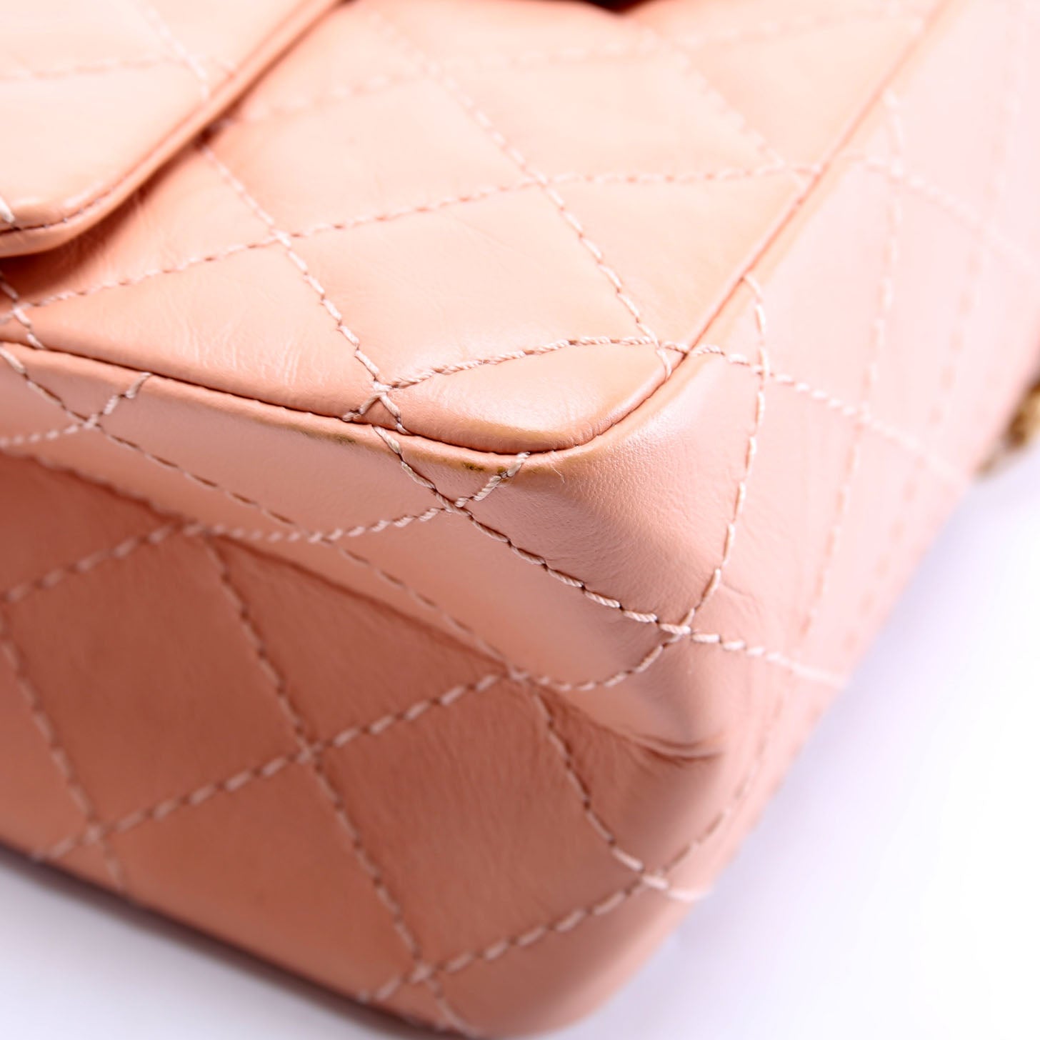 Chanel 2.55 Reissue Mini Flap Aged Calfskin RFID Peach