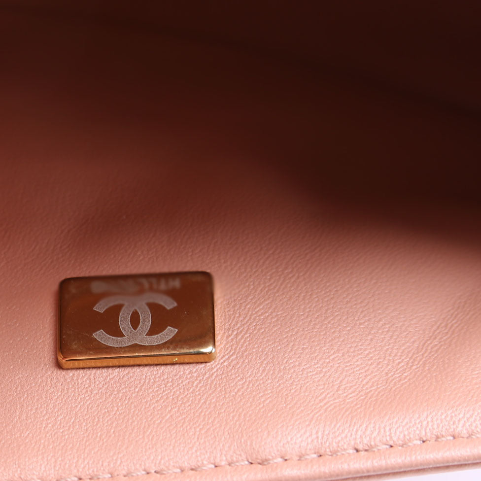 Chanel 2.55 Reissue Mini Flap Aged Calfskin RFID Peach