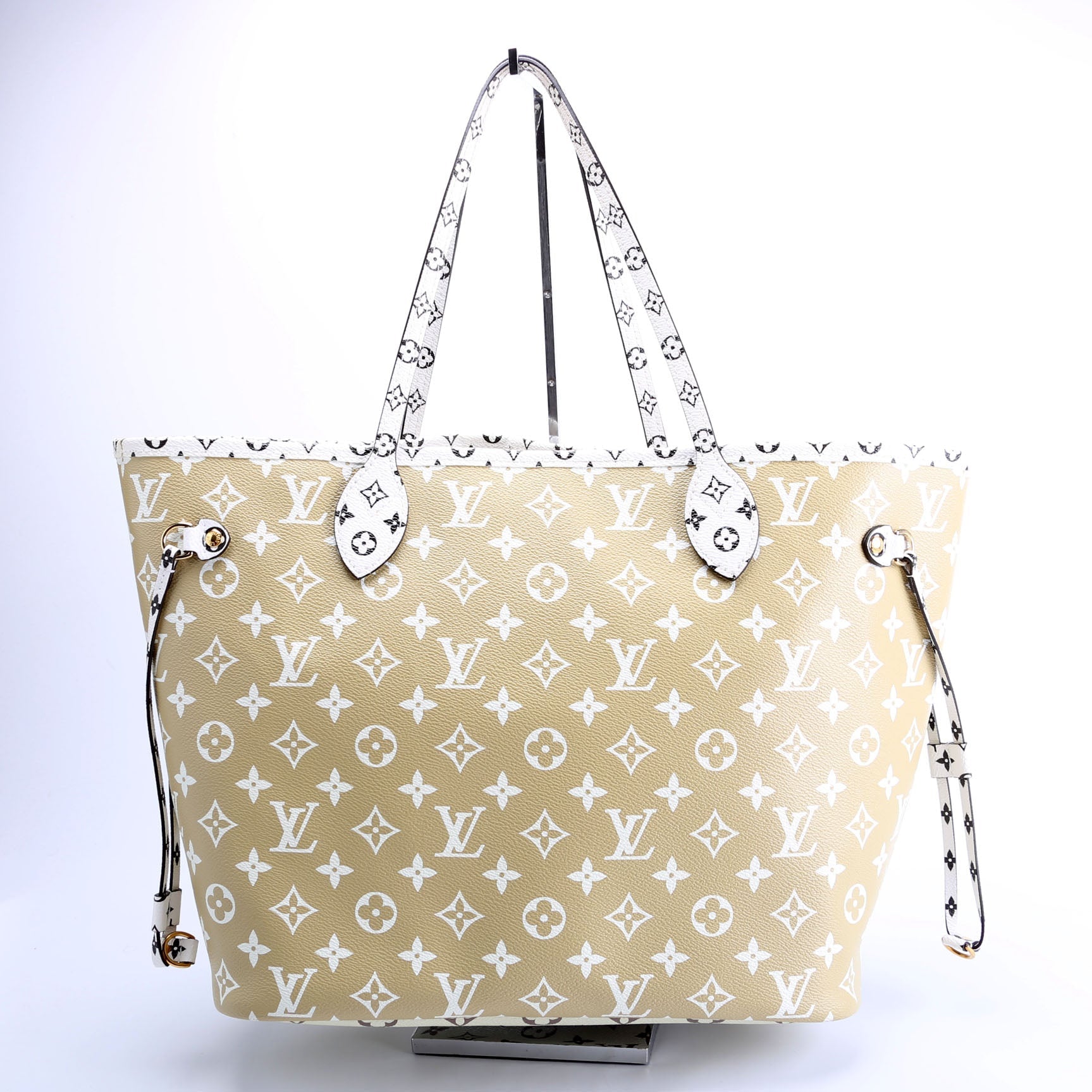 Louis Vuitton Neverfull With Wallet MM Giant Monogram Green/Beige