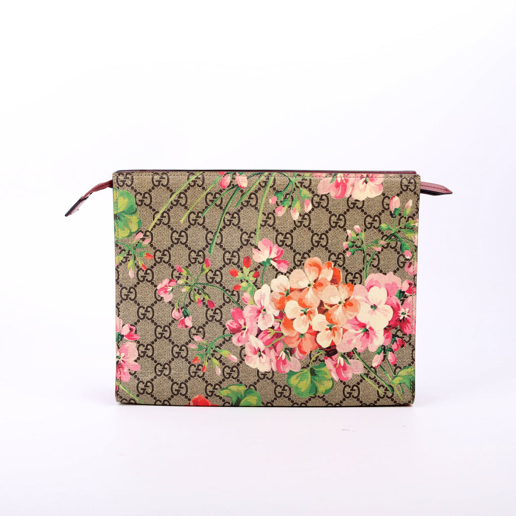 Gucci 430268 GG Supreme Blooms Cosmetic Pink