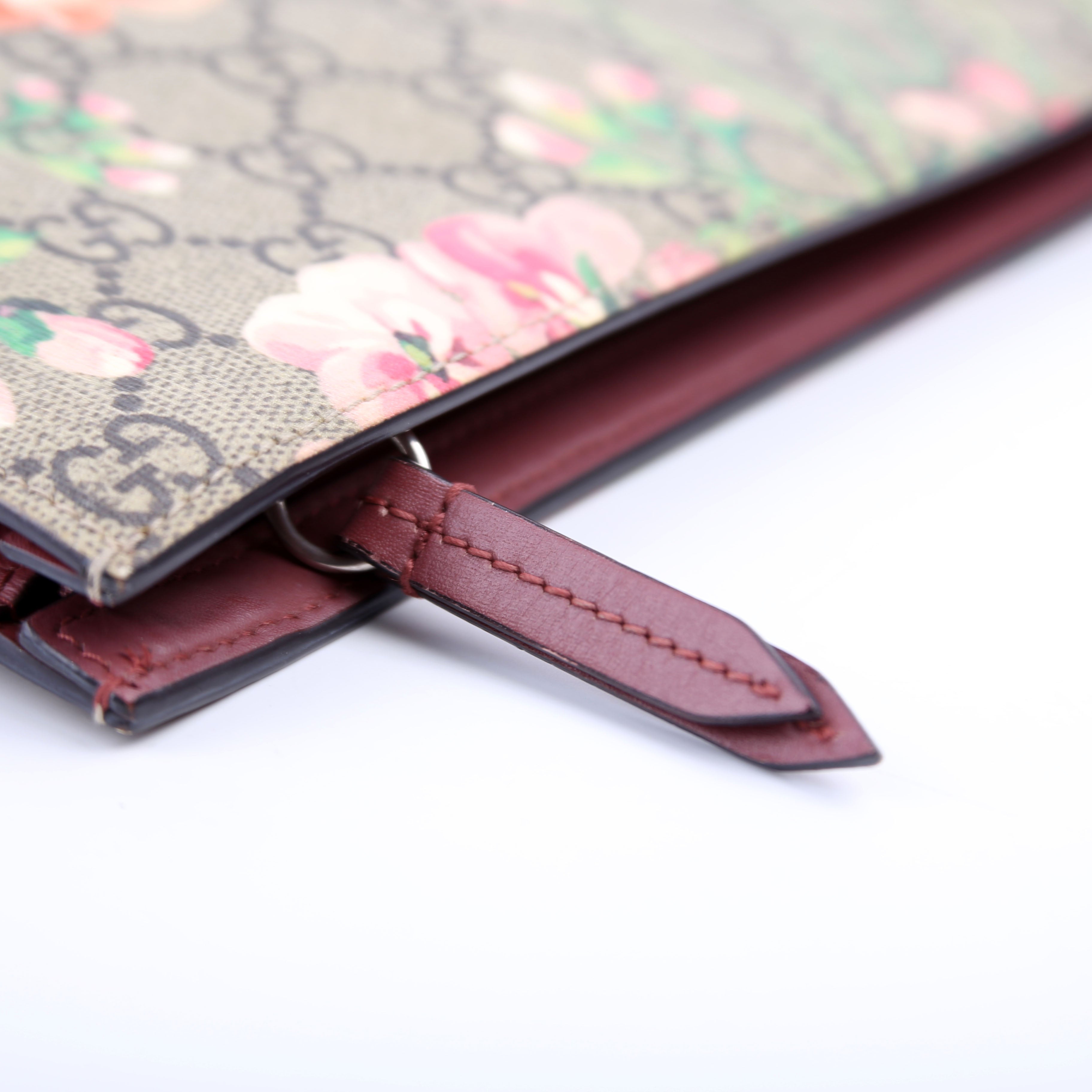 Gucci 430268 GG Supreme Blooms Cosmetic Pink