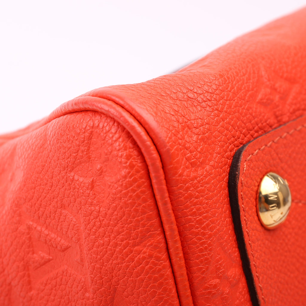 Louis Vuitton Speedy 25 Bandouliere Empreinte Orange