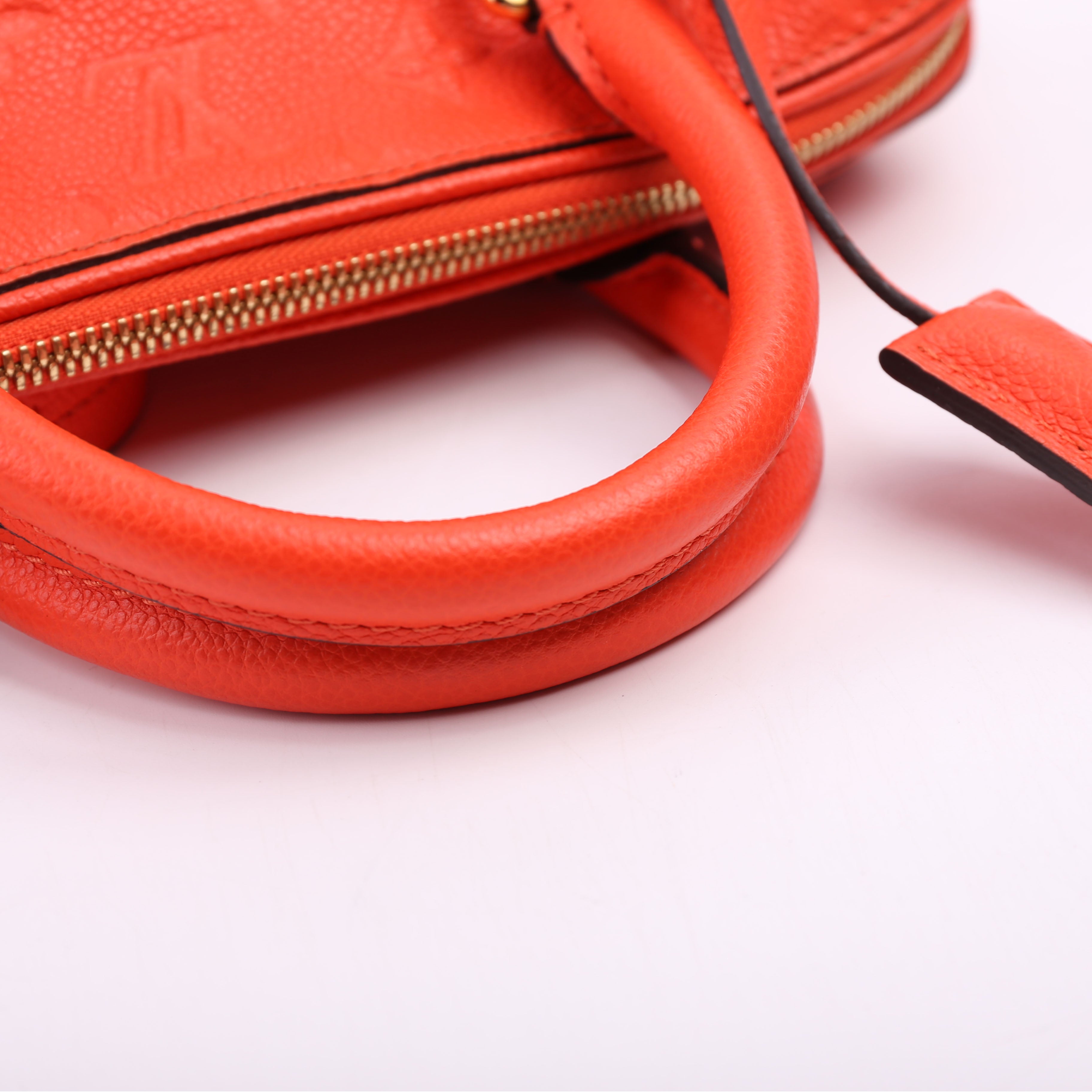 Louis Vuitton Speedy 25 Bandouliere Empreinte Orange
