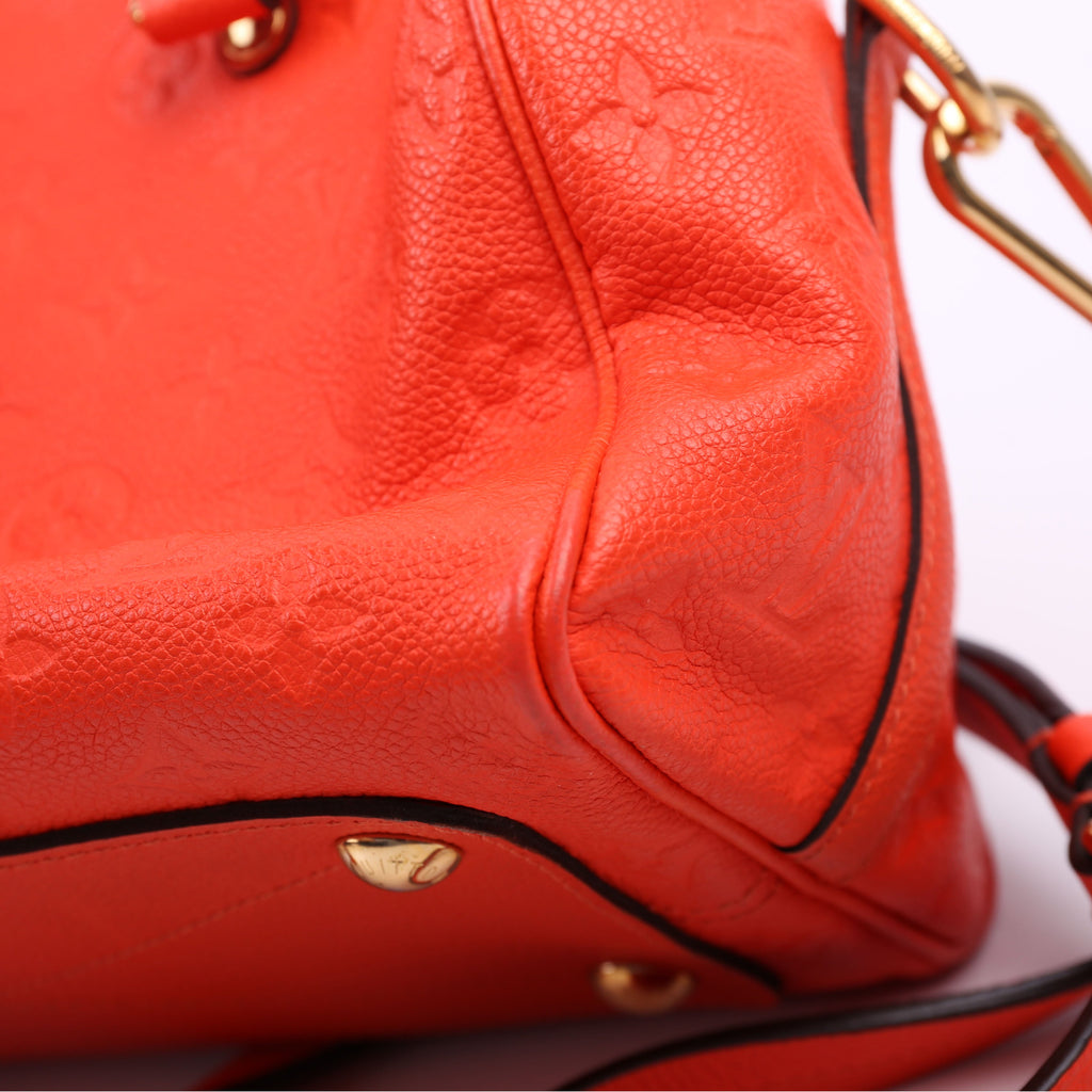 Louis Vuitton Speedy 25 Bandouliere Empreinte Orange