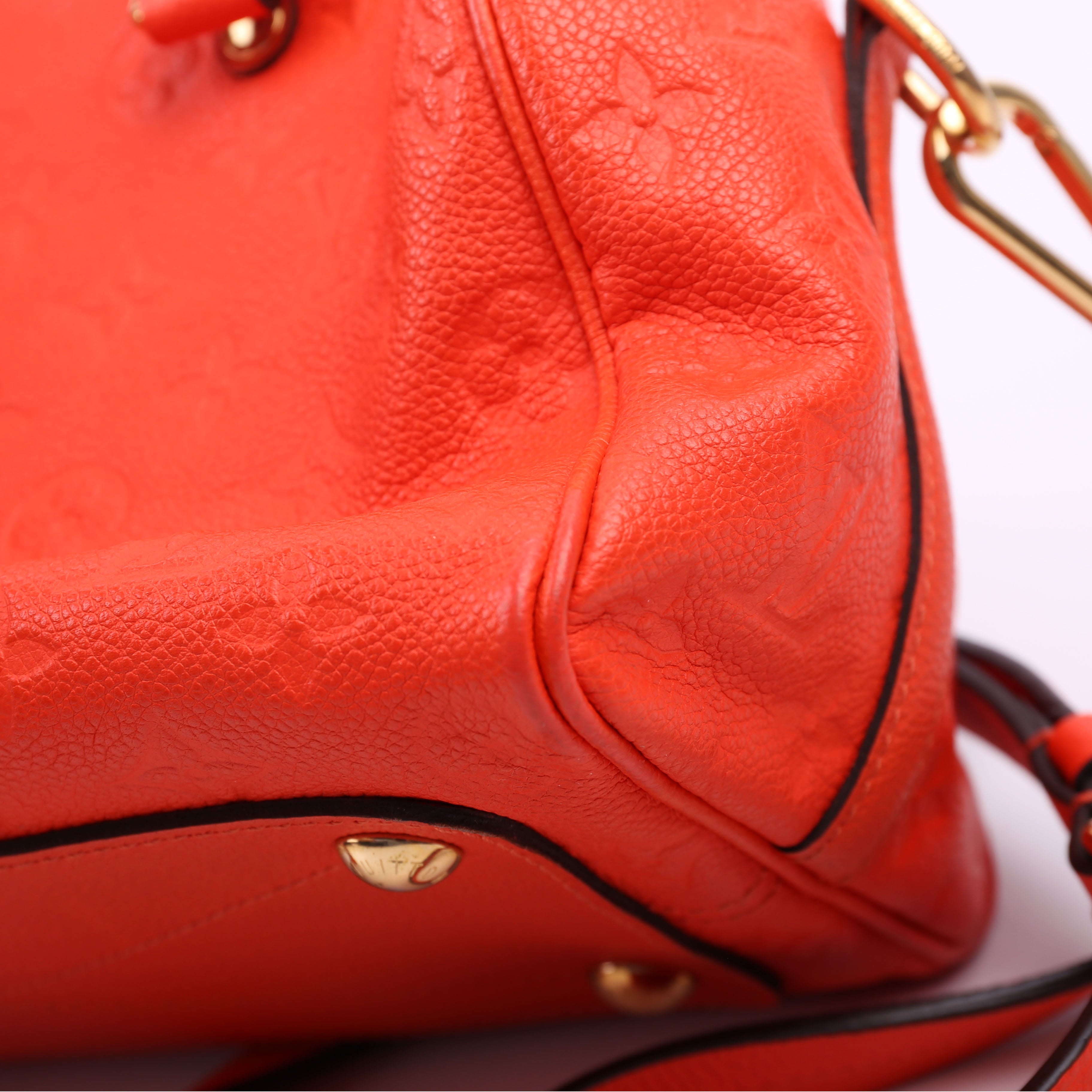 Louis Vuitton Speedy 25 Bandouliere Empreinte Orange