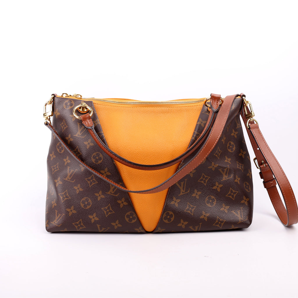 Louis Vuitton V Tote MM Monogram Yellow