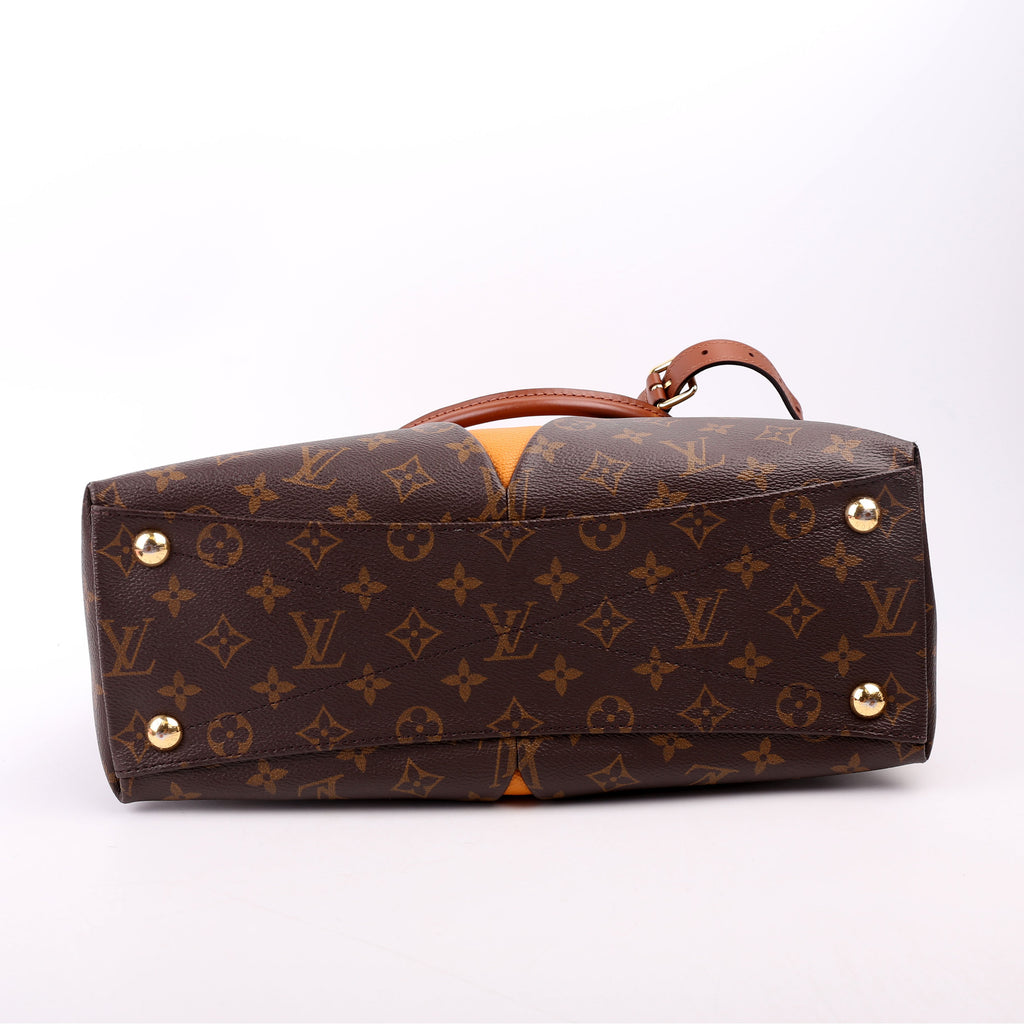 Louis Vuitton V Tote MM Monogram Yellow