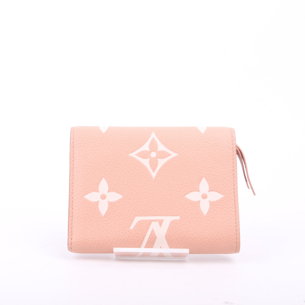 Louis Vuitton Victorine Wallet Bicolor Empreinte Pink