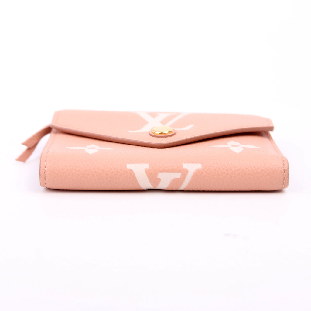 Louis Vuitton Victorine Wallet Bicolor Empreinte Pink