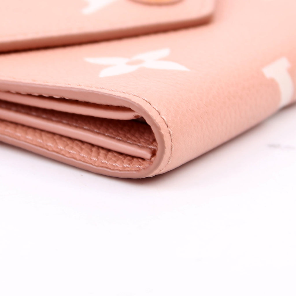 Louis Vuitton Victorine Wallet Bicolor Empreinte Pink