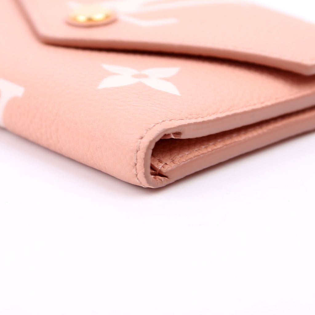 Louis Vuitton Victorine Wallet Bicolor Empreinte Pink