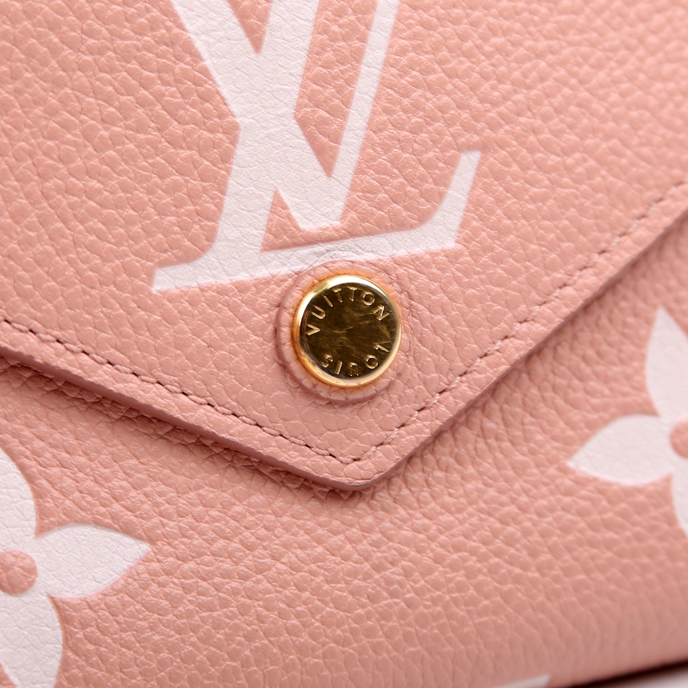 Louis Vuitton Victorine Wallet Bicolor Empreinte Pink