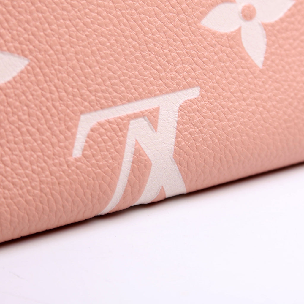 Louis Vuitton Victorine Wallet Bicolor Empreinte Pink
