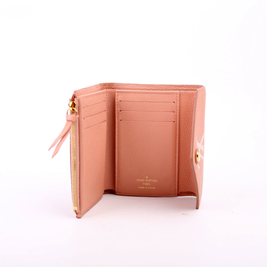 Louis Vuitton Victorine Wallet Bicolor Empreinte Pink