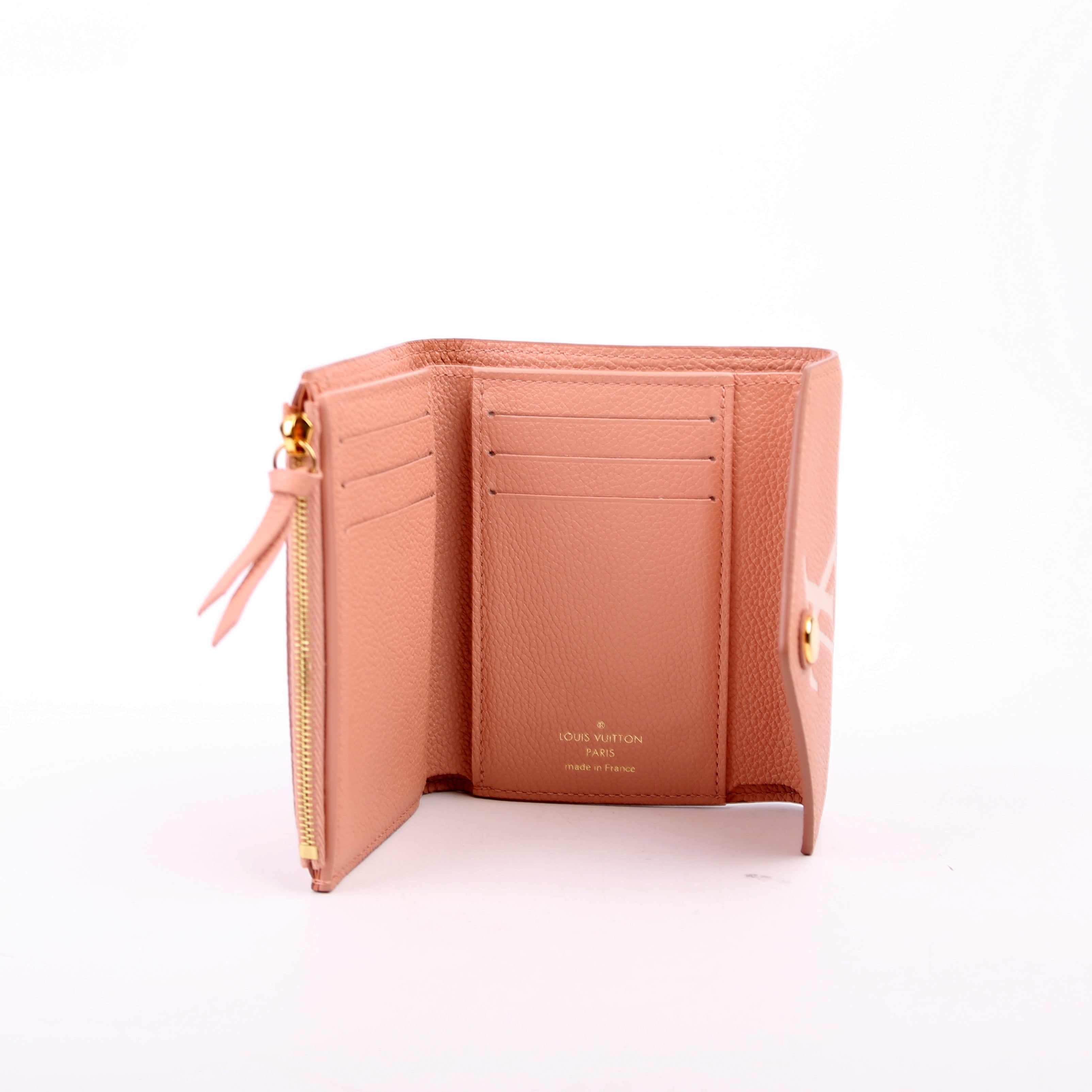 Louis Vuitton Victorine Wallet Bicolor Empreinte Pink