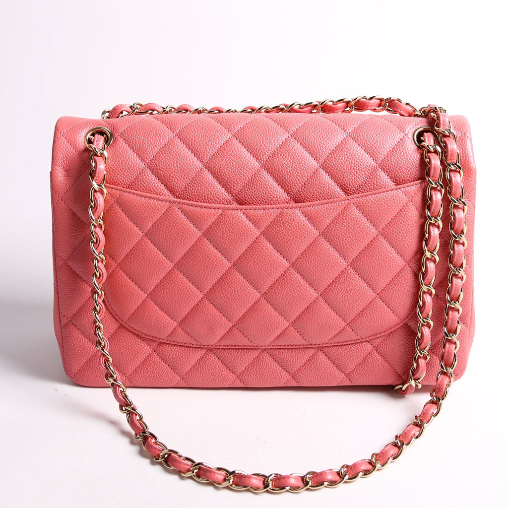 Chanel Classic Flap Jumbo Caviar 25-28M Pink