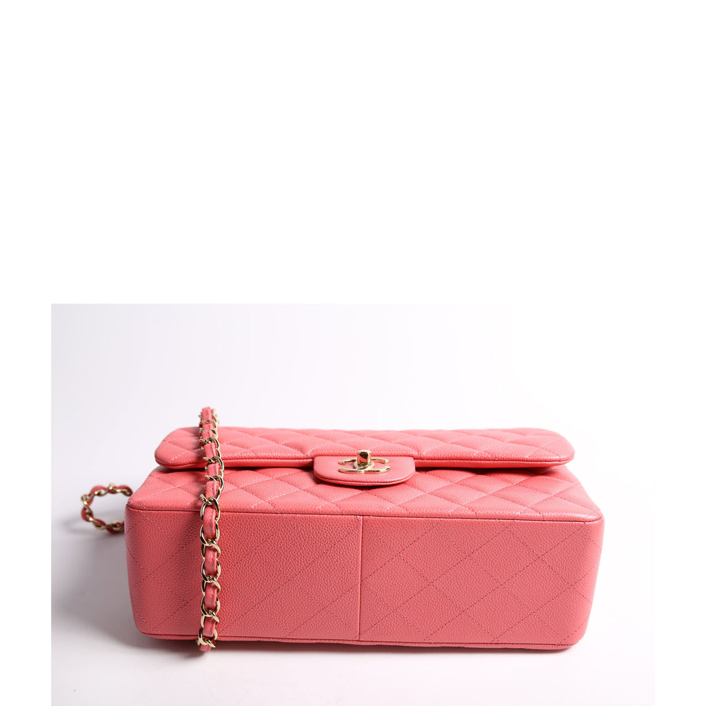 Chanel Classic Flap Jumbo Caviar 25-28M Pink