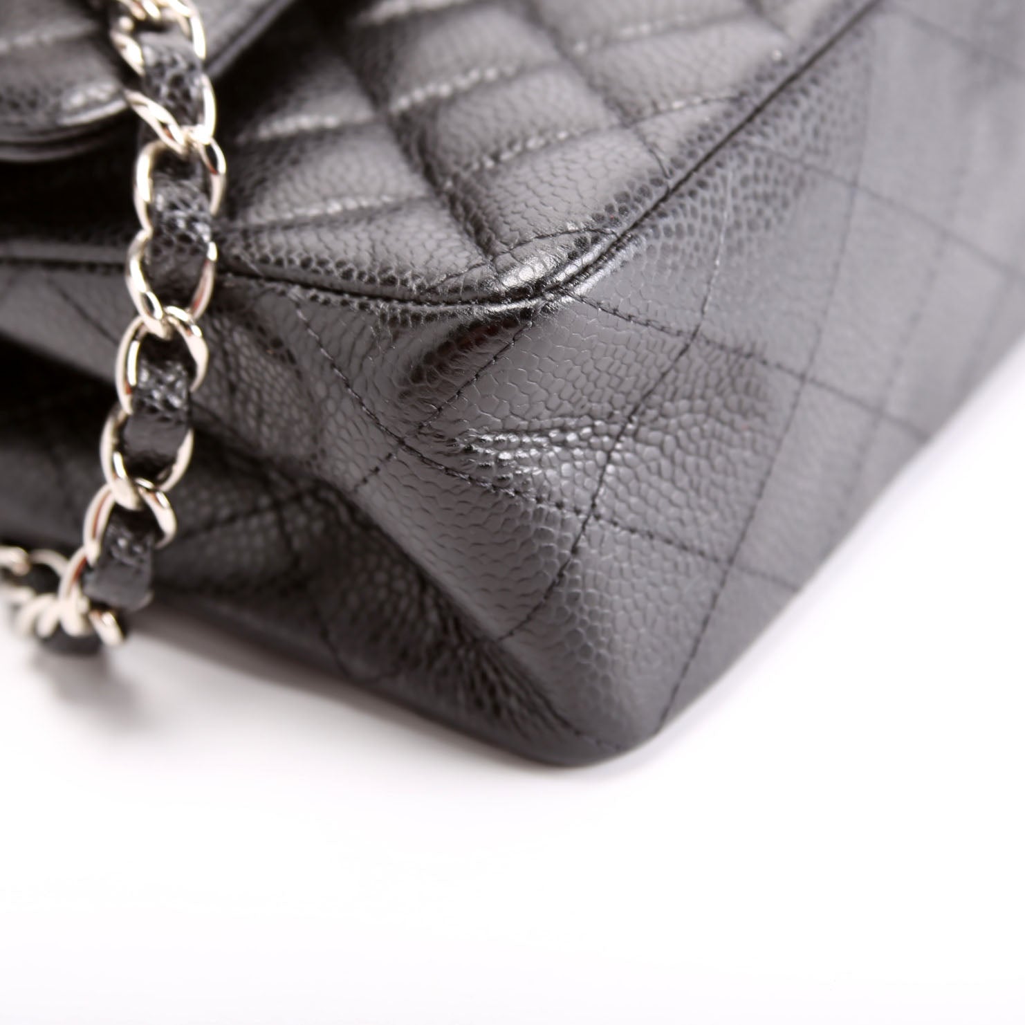 Chanel Classic Flap Small Caviar 31M Black/Silver