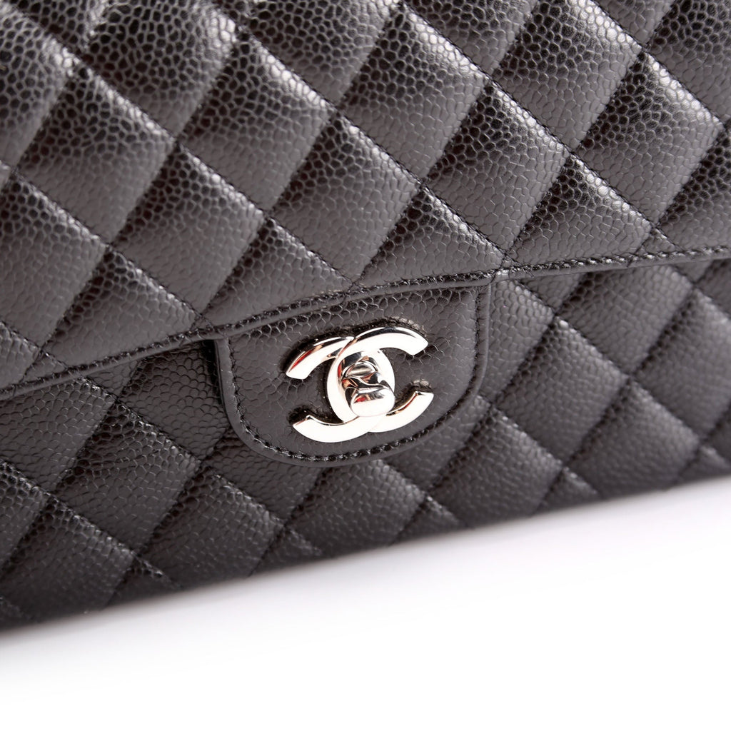 Chanel Classic Flap Small Caviar 31M Black/Silver
