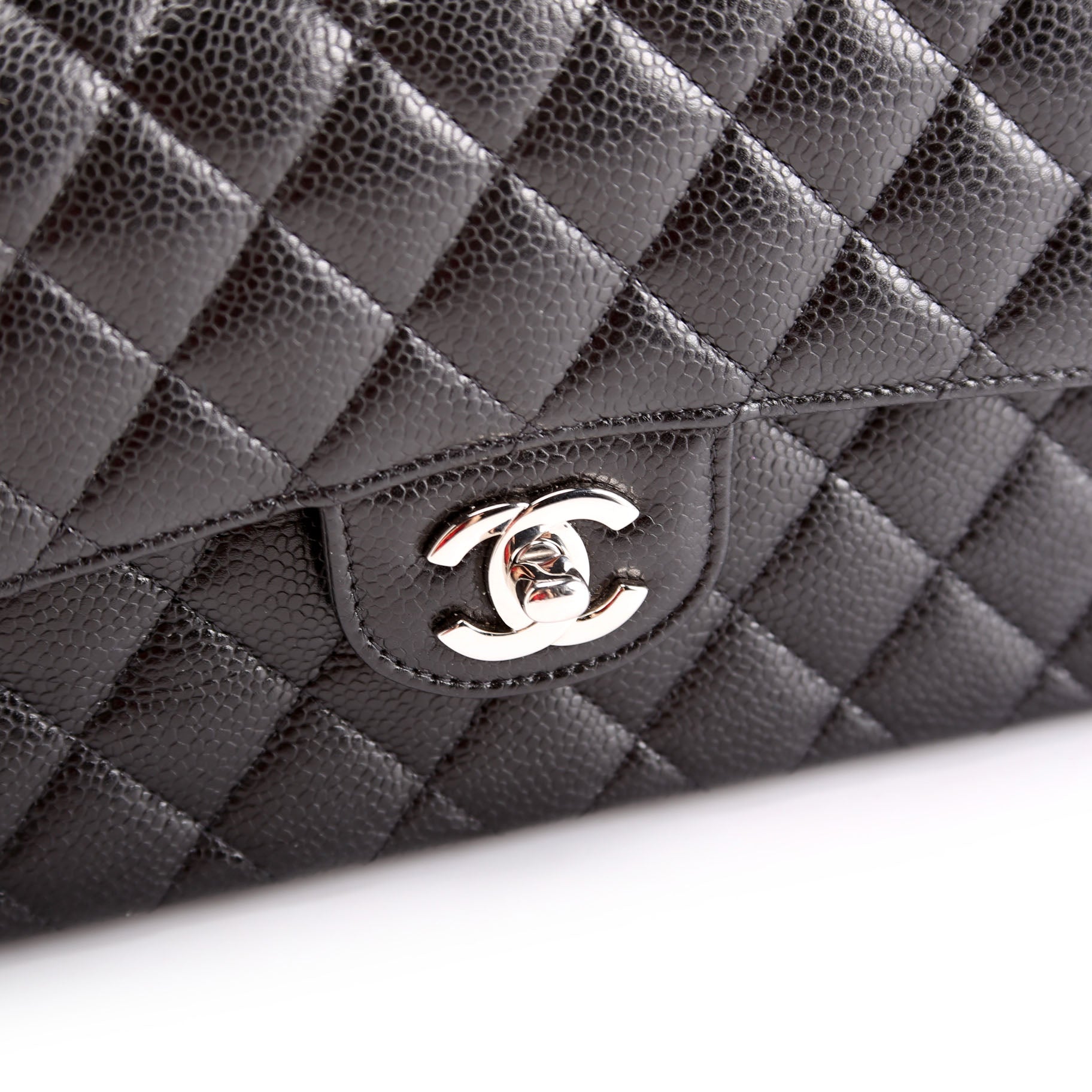 Chanel Classic Flap Small Caviar 31M Black/Silver