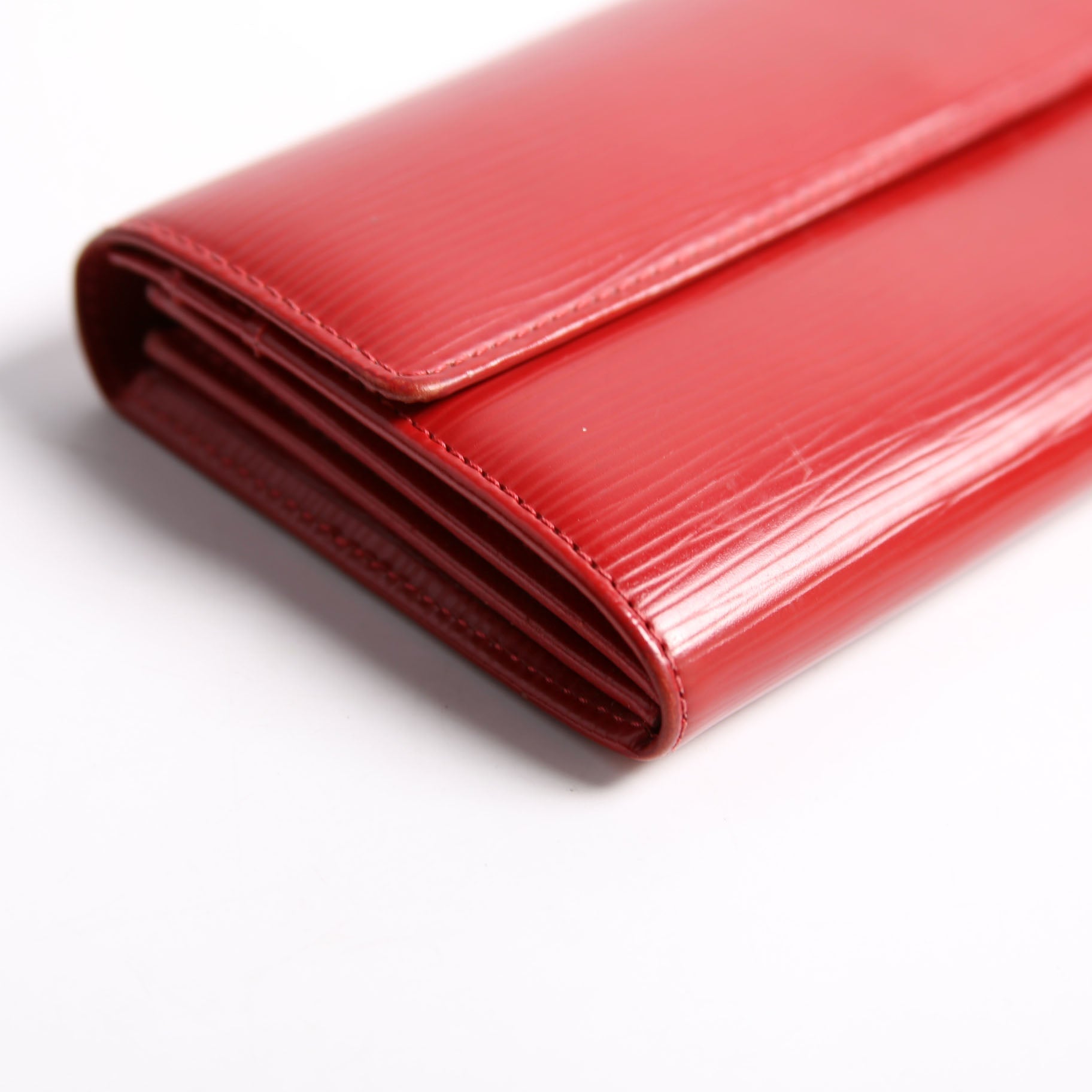Louis Vuitton Sarah Wallet Epi Red