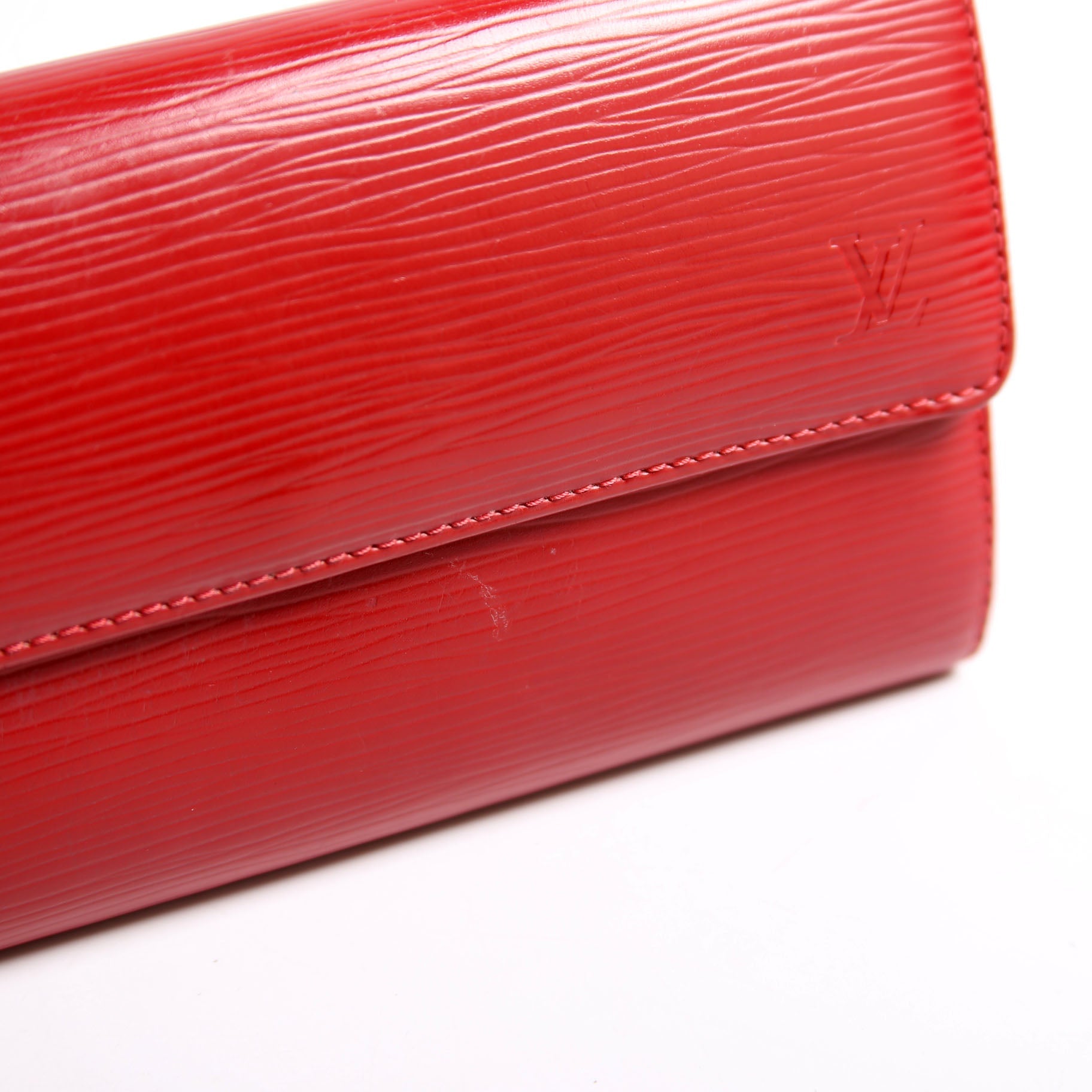 Louis Vuitton Sarah Wallet Epi Red