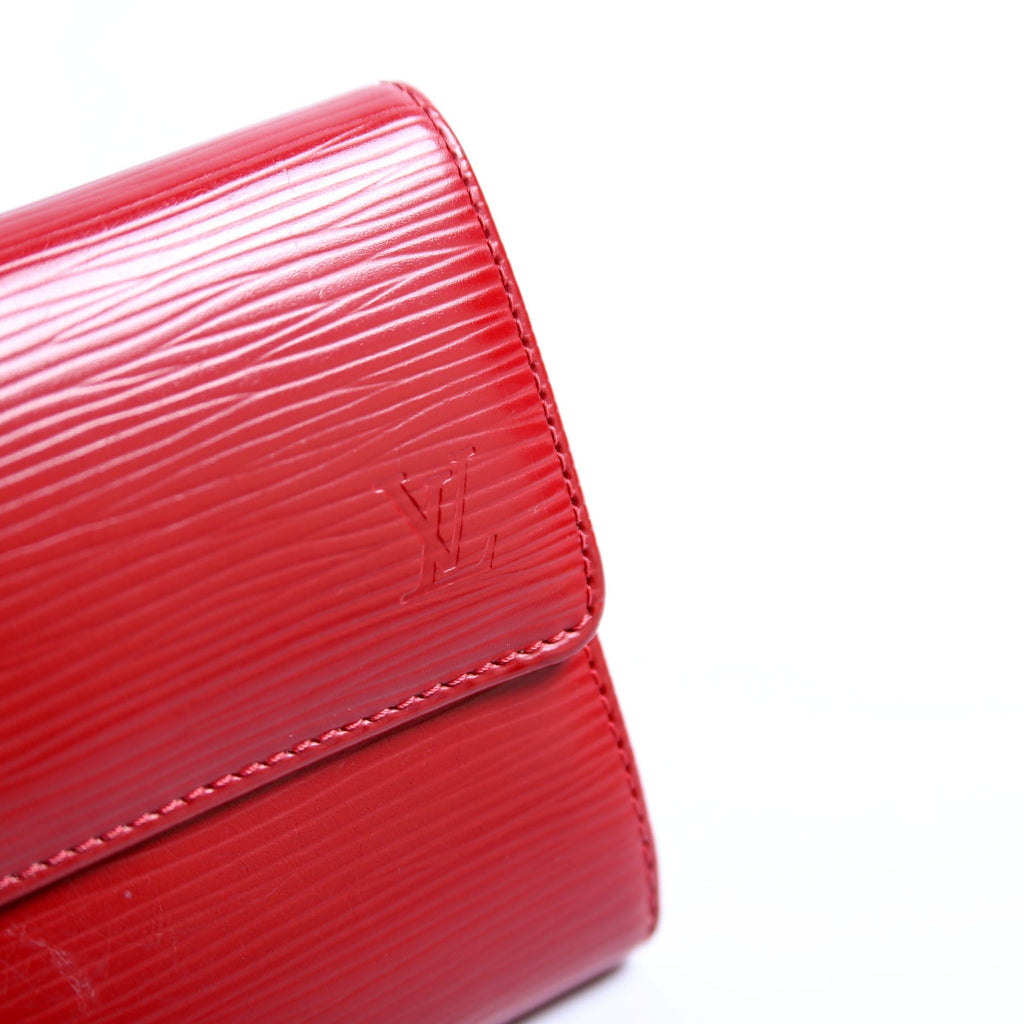 Louis Vuitton Sarah Wallet Epi Red