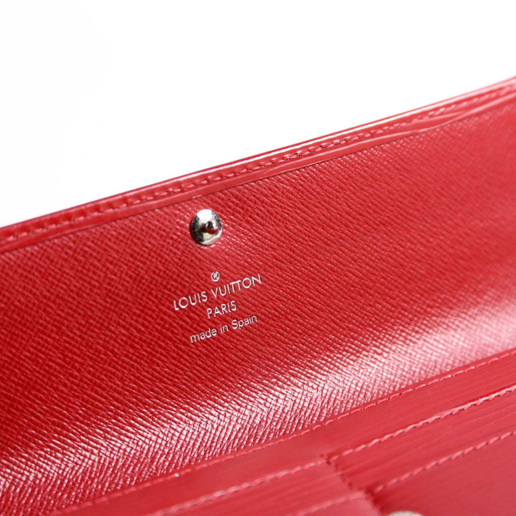 Louis Vuitton Sarah Wallet Epi Red