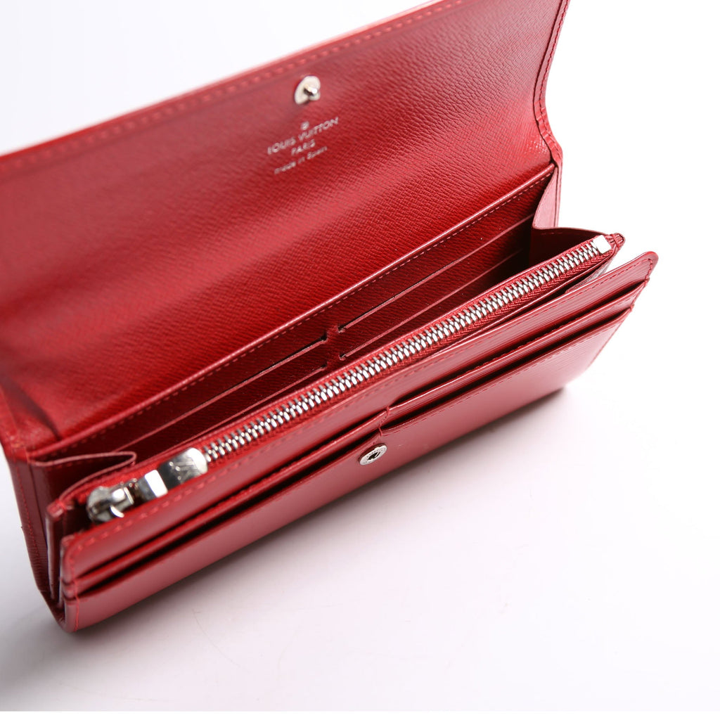 Louis Vuitton Sarah Wallet Epi Red